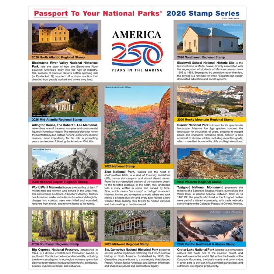 2026 Passport Stamp Set