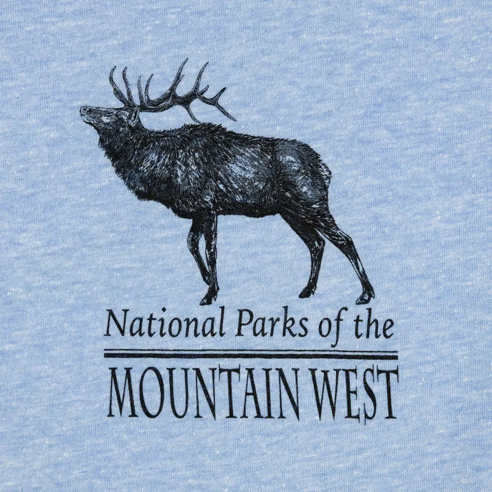 Elk illustration with &