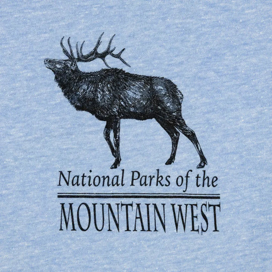 Elk illustration with &