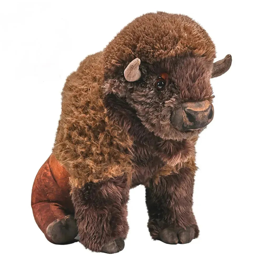 America bison plush toy artist series on a white background
