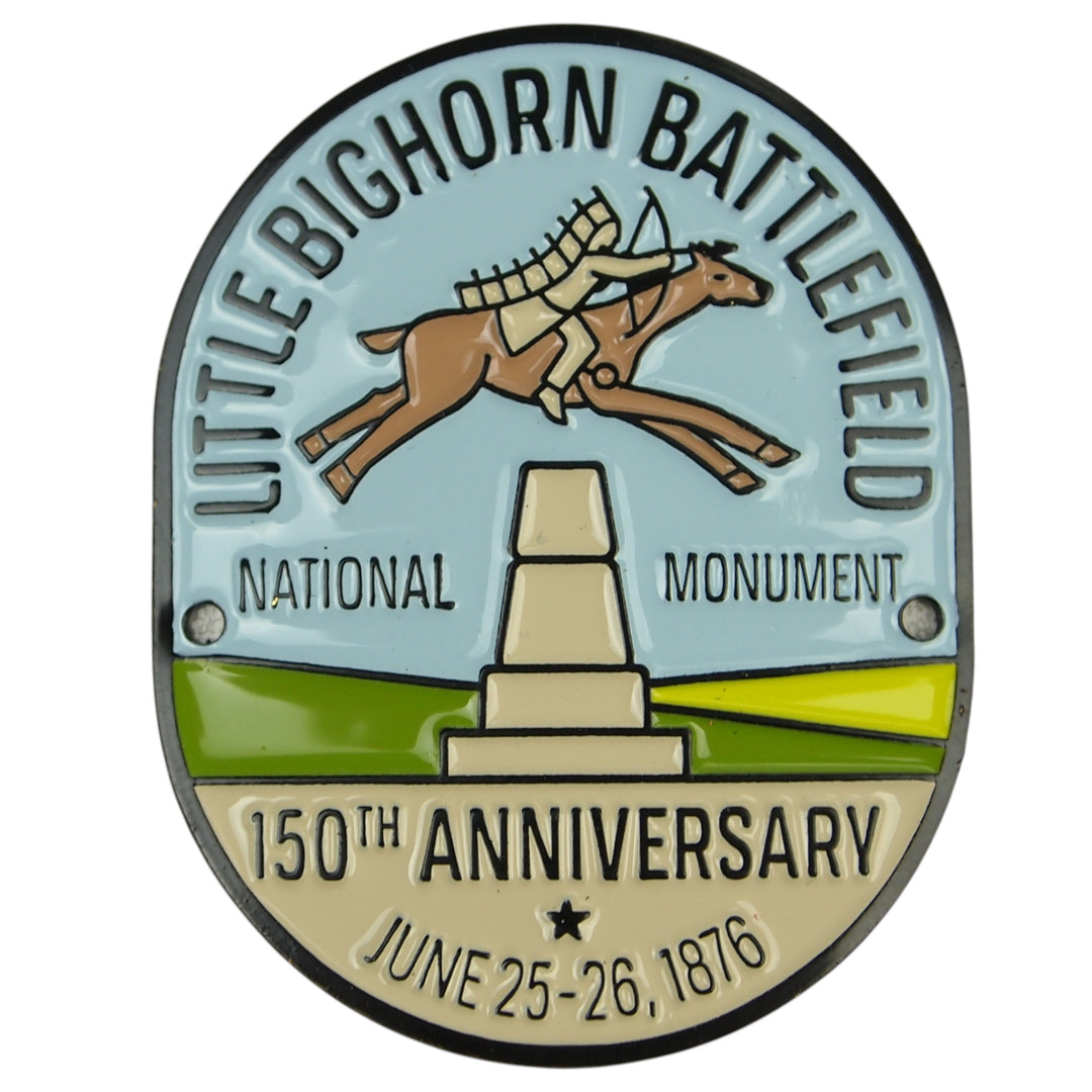 Badge commemorating the Little Bighorn Battlefield National Monument&
