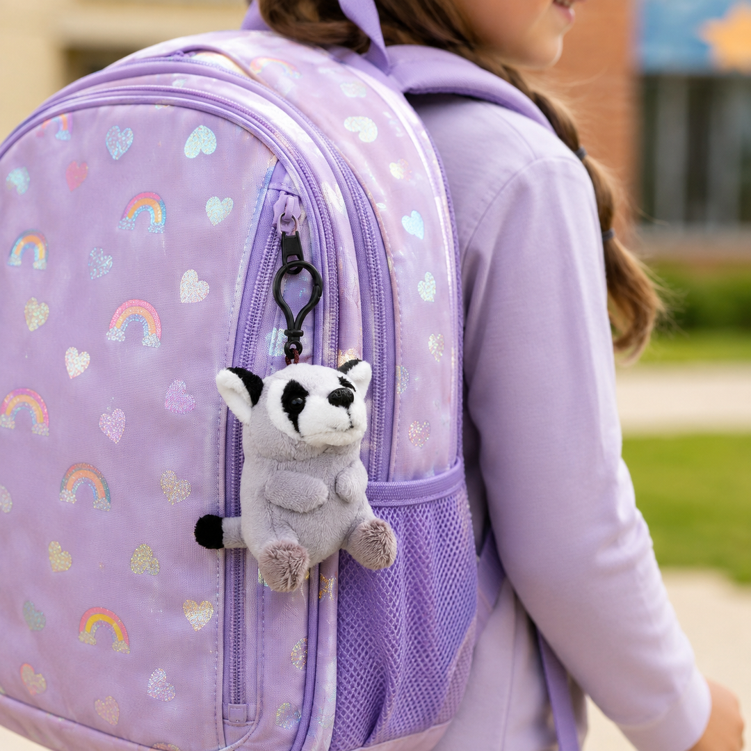 Raccoon Mini Plush Clip-On