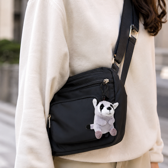 Raccoon Mini Plush Clip-On