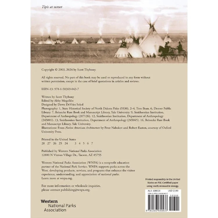Tipi: Portable Home of the Plains Back Cover