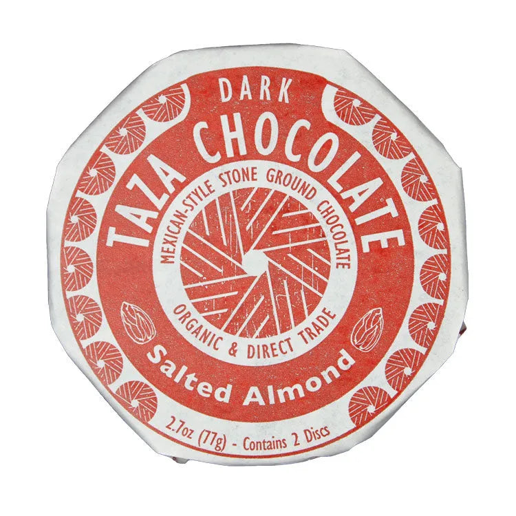 Taza Chocolate Salted Almond Disc