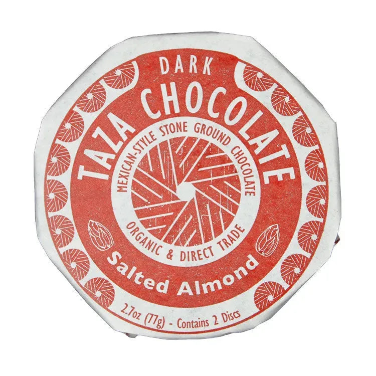 Taza Chocolate Salted Almond Disc