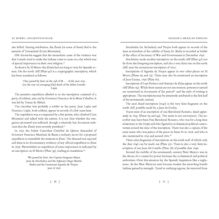 El Morro Inscription Rock Interior Pages