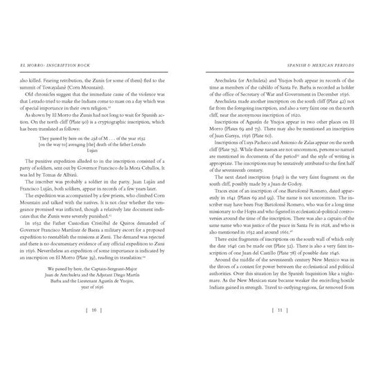 El Morro Inscription Rock Interior Pages