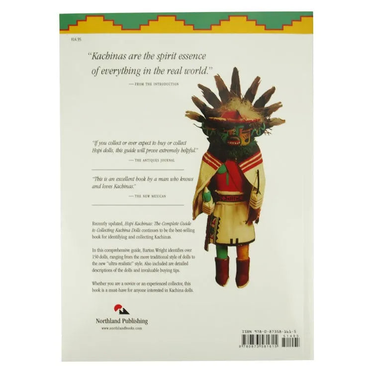 Back cover of Hopi Kachinas by Barton Wright