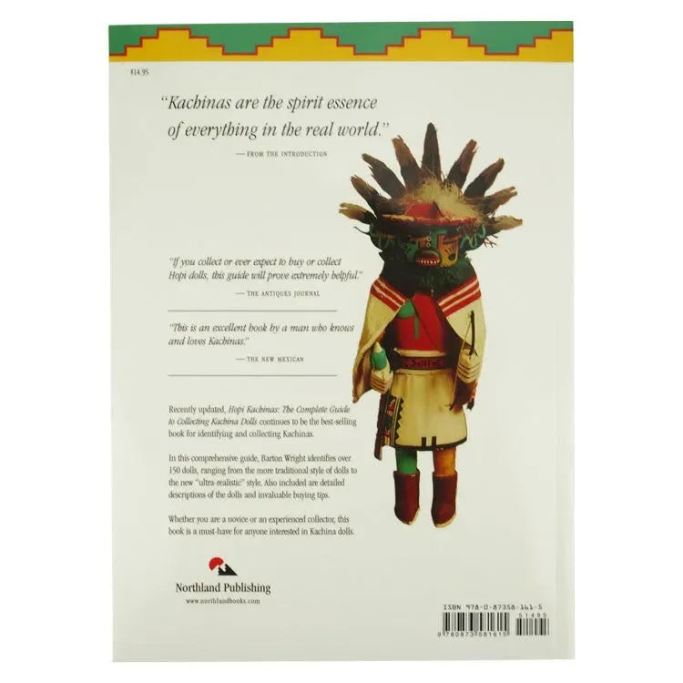 Back cover of Hopi Kachinas by Barton Wright