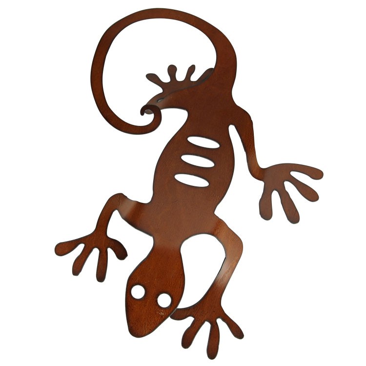 Metal Gecko Wall Art