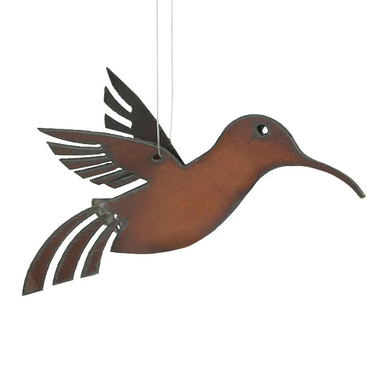 Metal Hummingbird Yard Art