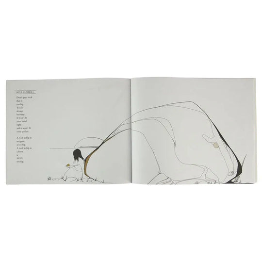 Interior pages from Everybody Needs A Rock by Byrd Baylor with pictures by Peter Parnall