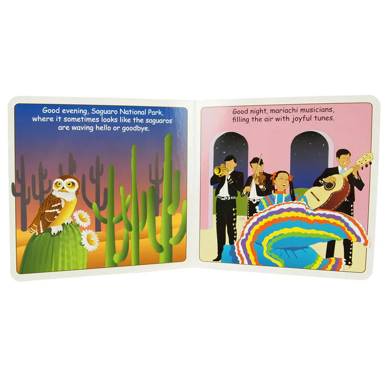 Interior pages from Good Night Arizona by Adam Gamble and Joe Veno