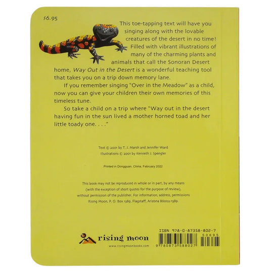 Way Out in the Desert back cover