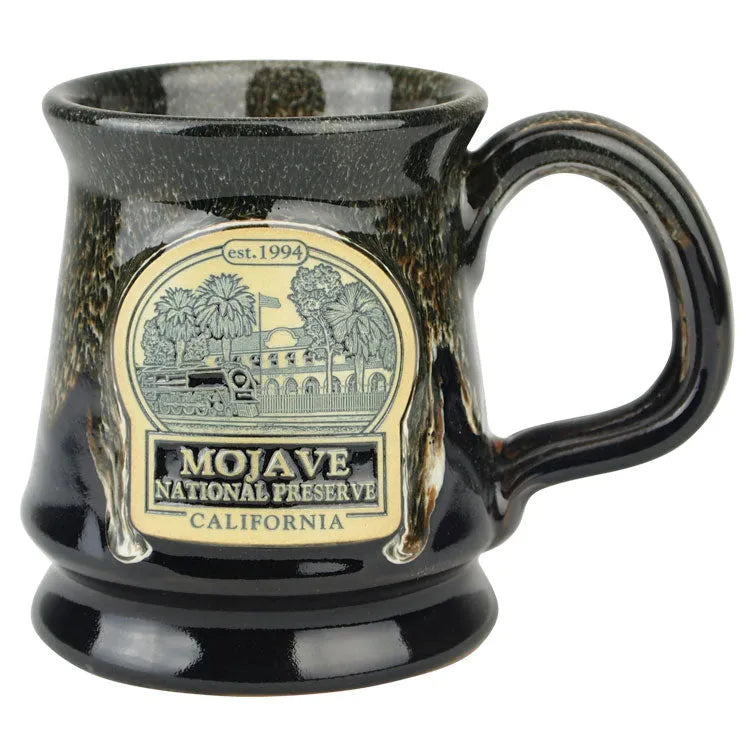 Mojave National Preserve Footed Mug from Deneen Pottery