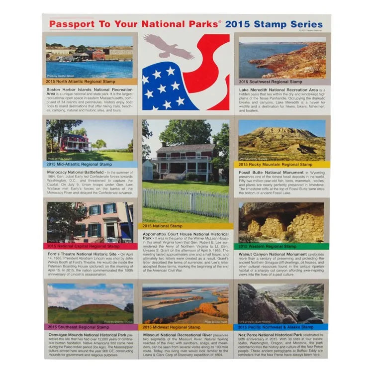2015 Passport To Your National Parks® Stamp Set