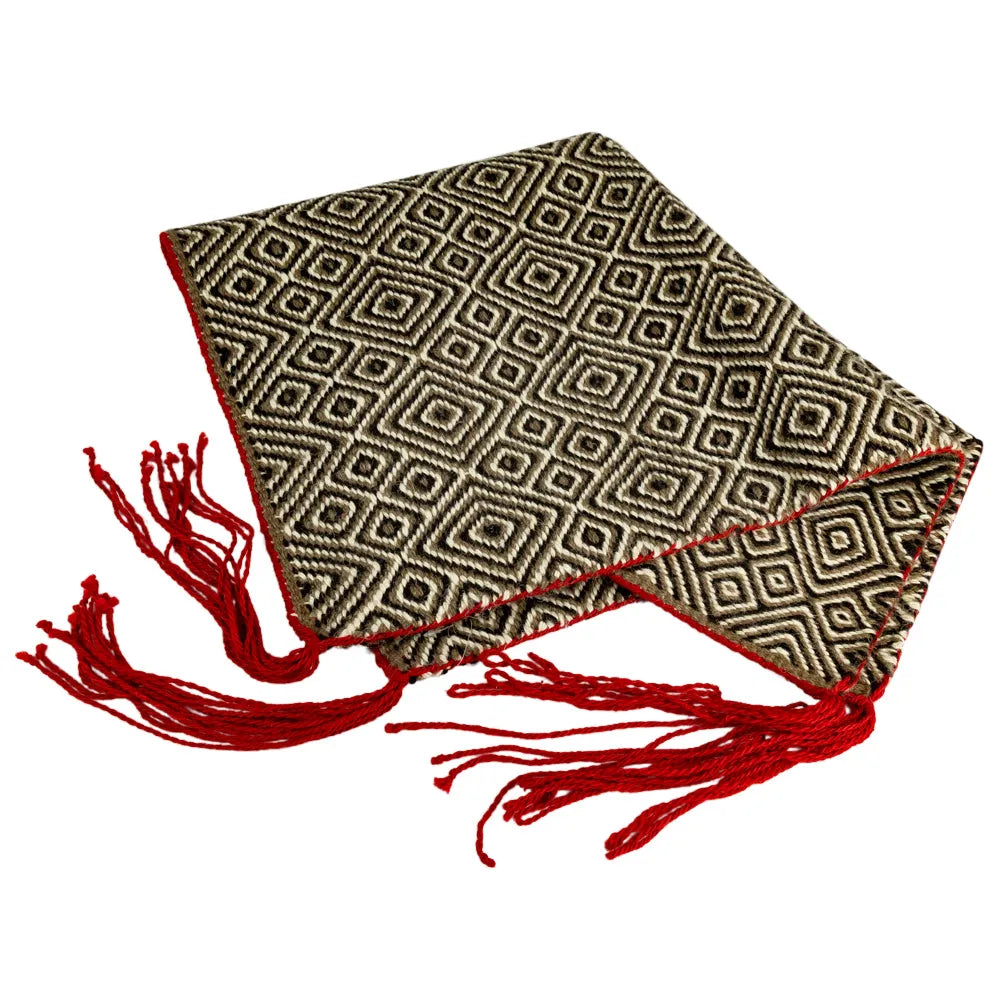 Navajo Saddle Blanket Rug by Nikyle W Begay | Handspun Churro Wool