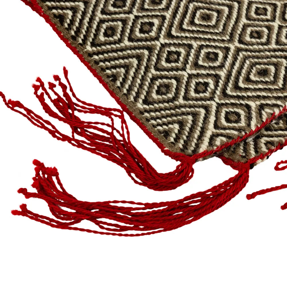 Navajo Saddle Blanket Rug by Nikyle W Begay | Handspun Churro Wool
