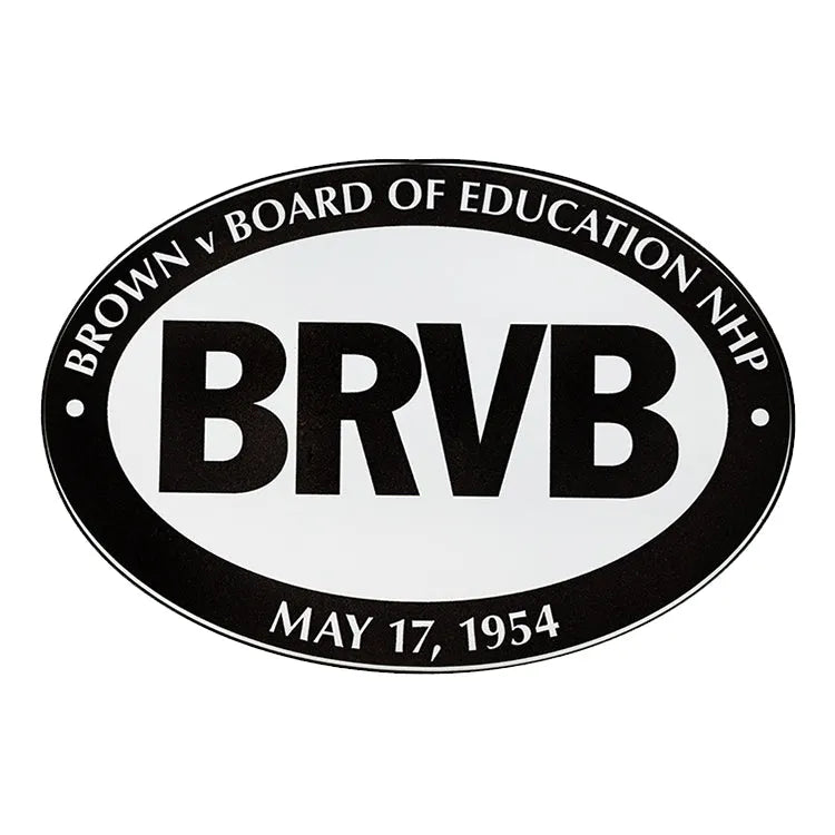 Brown v. Board of Education National Hist. Park Sticker - Mini Oval