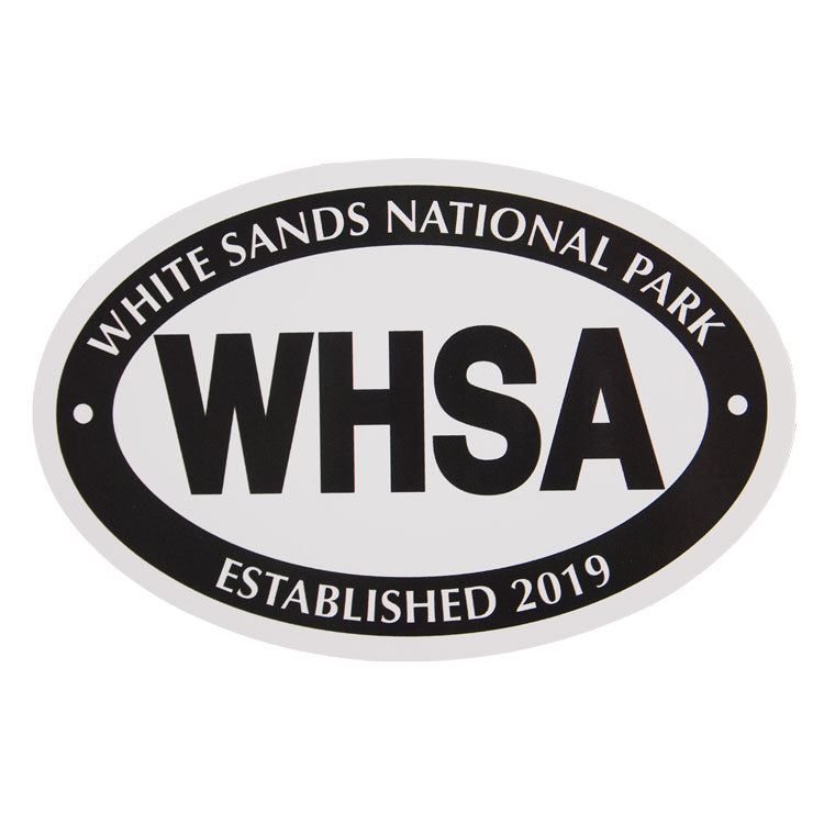 White Sands National Park Sticker - Mini Oval