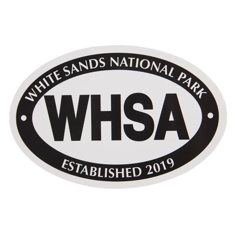 White Sands National Park Sticker - Euro Oval
