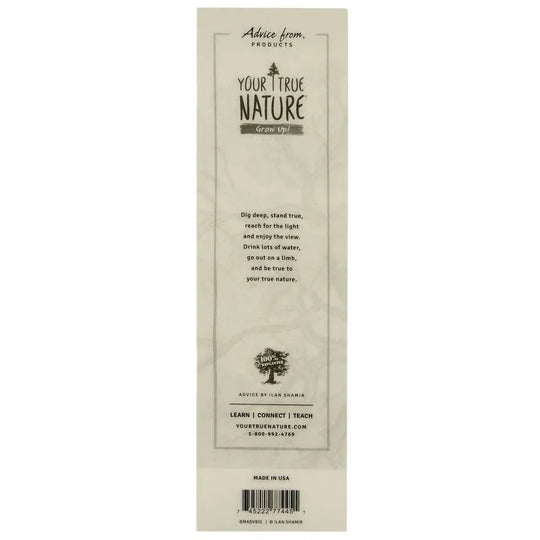 Advice from a Mountain Lion Bookmark Back