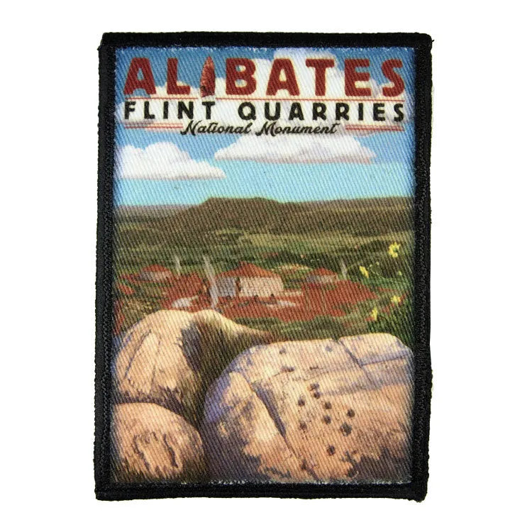 Alibates Flint Quarries National Monument Patch - Illustration