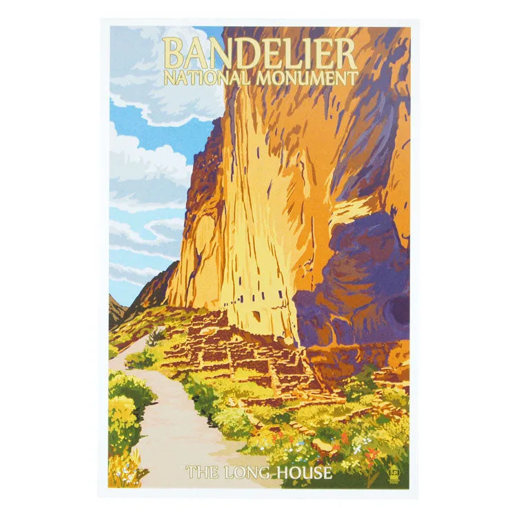 Bandelier National Monument Postcard - Long House
