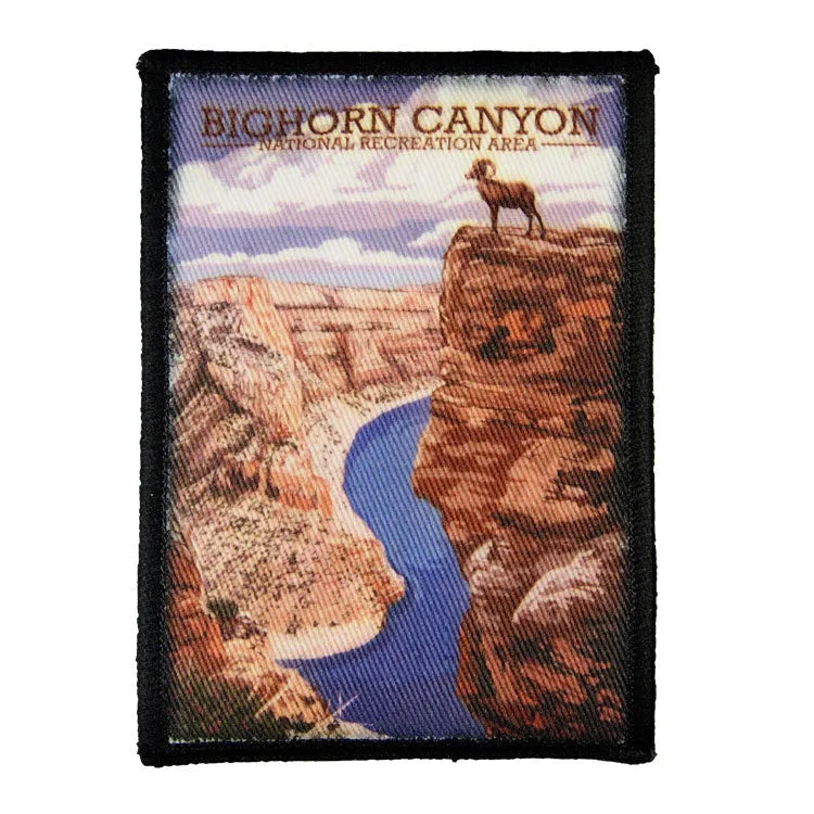 Bighorn Canyon National Rec. Area Patch - Illustration