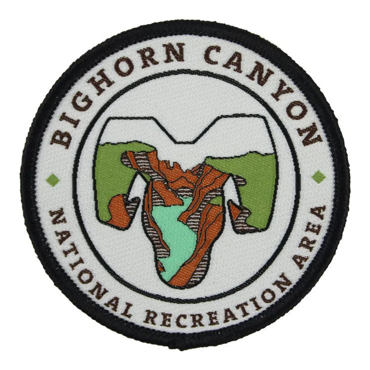 Bighorn Canyon National Rec. Area Patch - Round Logo
