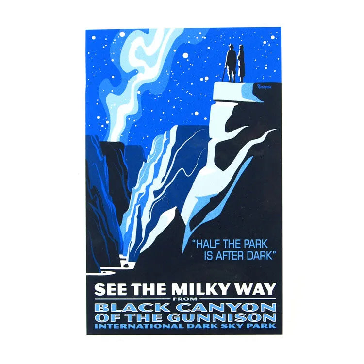 Black Canyon of the Gunnison National Park Sticker - Dark Sky