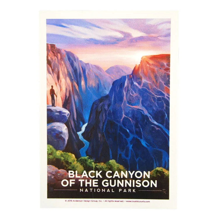 Black Canyon of the Gunnison National Park Sticker - ADG Hiker