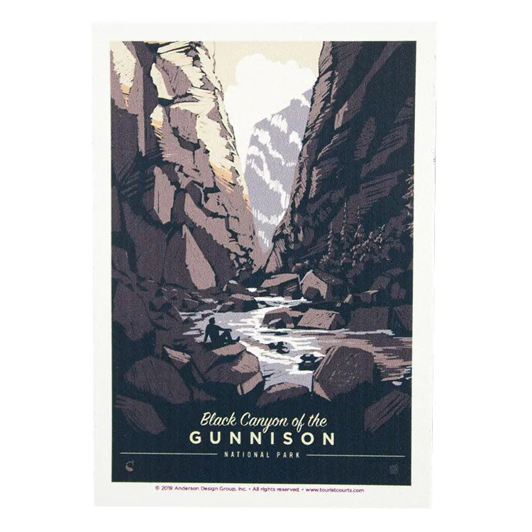 Black Canyon of the Gunnison National Park Sticker - ADG Shadowland