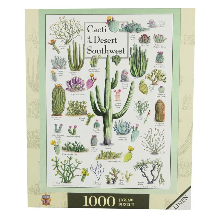 cacti succulents puzzle Cacti of the Desert Southwest 1000 Piece Puzzle