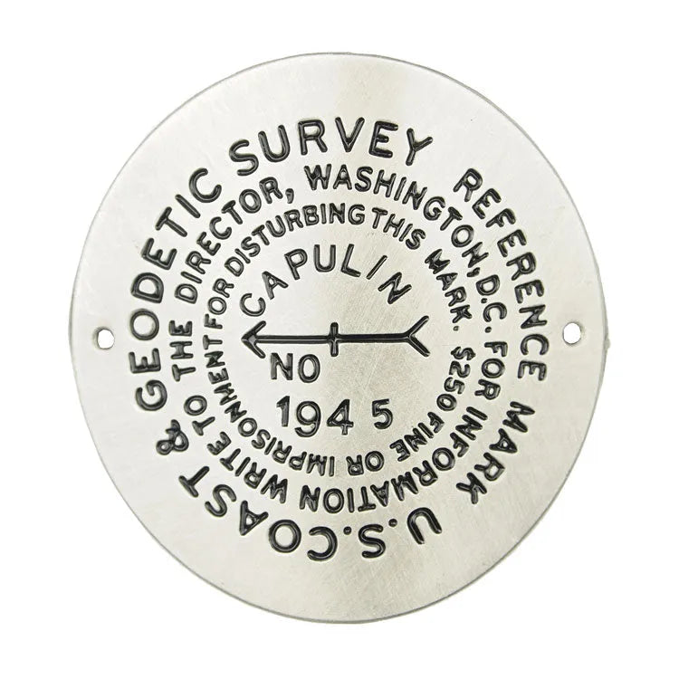 Capulin Volcano National Monument Hiking Stick Medallion - Benchmark