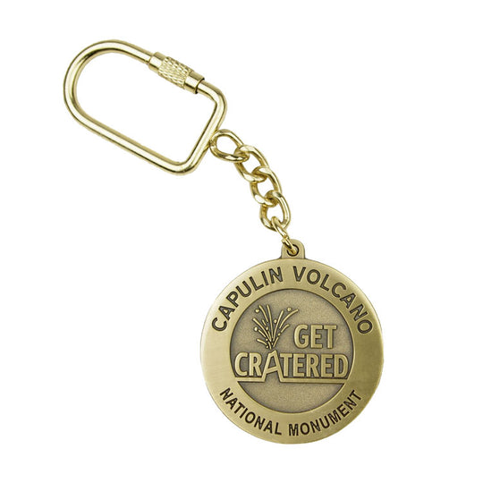 Capulin Volcano National Monument Keychain - Get Cratered