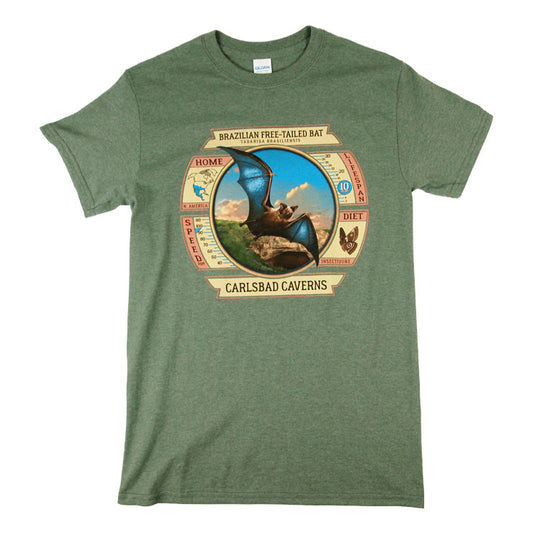 Carlsbad Caverns National Park Brazilian Bat Dashboard T-Shirt