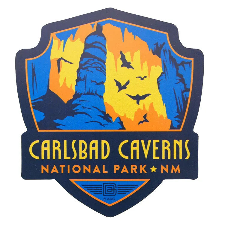 Carlsbad Caverns National Park Sticker - ADG Bat Room Emblem