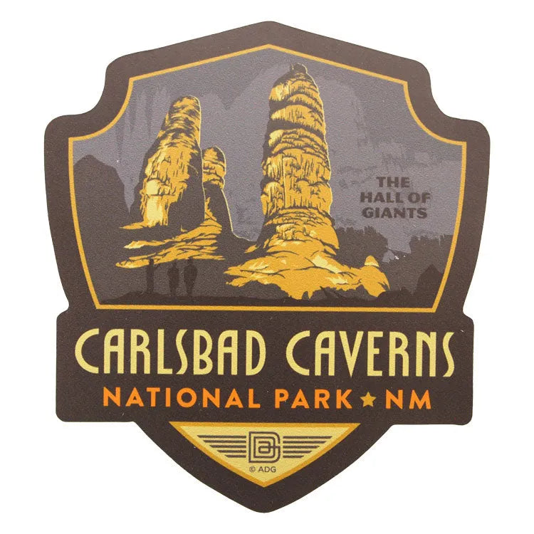 Carlsbad Caverns National Park Sticker - ADG Hall of Giants Emblem