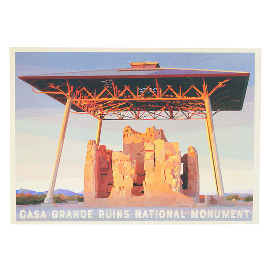 Casa Grande Ruins National Monument Postcard - Geometric