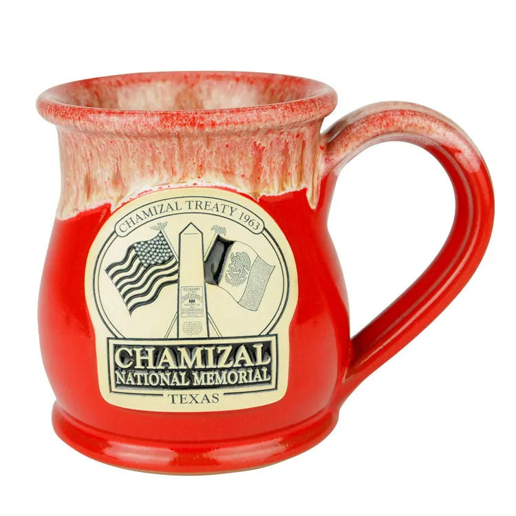 Chamizal National Memorial Round Belly Mug from Deneen Pottery