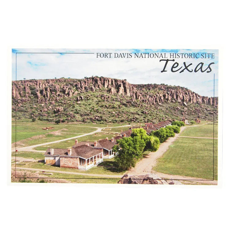 Fort Davis National Hist. Site Postcard - Aerial