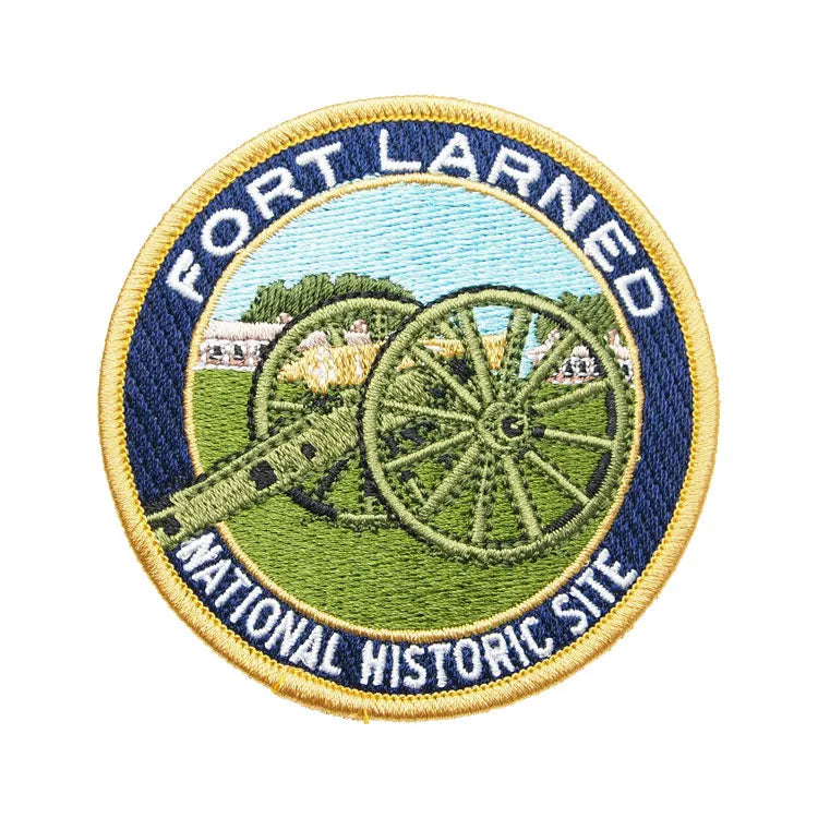 Fort Larned National Hist. Site Patch - Round Logo