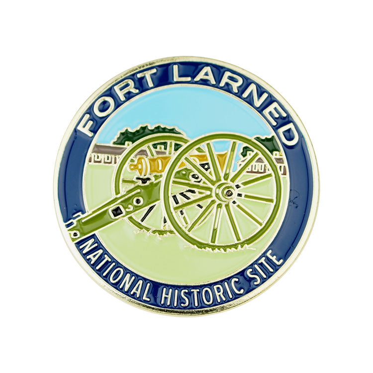 Fort Larned National Hist. Site Pin - Round Logo