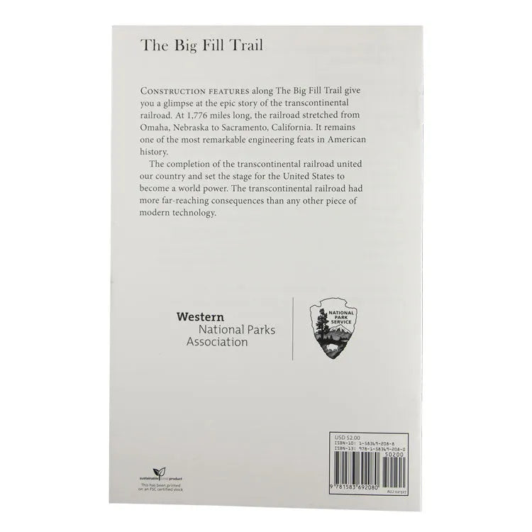 Golden Spike National Hist. Park Big Fill Trail Guide Back Cover