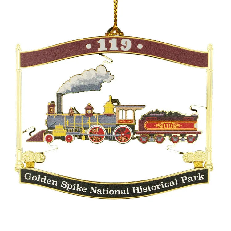 Golden Spike National Hist. Park Metal Ornament - 119