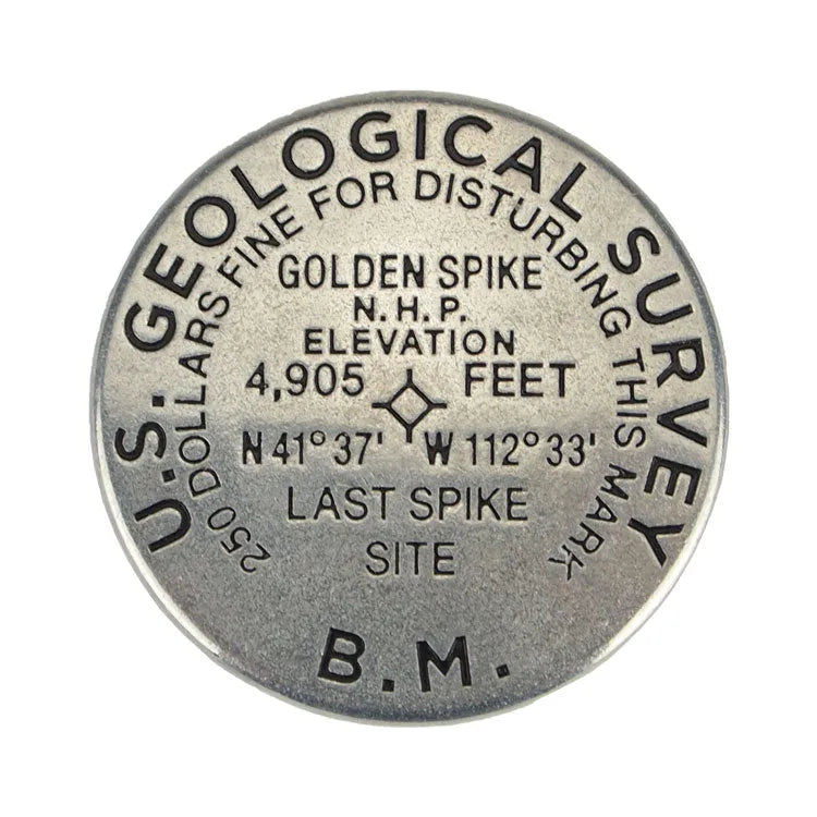 Golden Spike National Hist. Park Pin - Benchmark