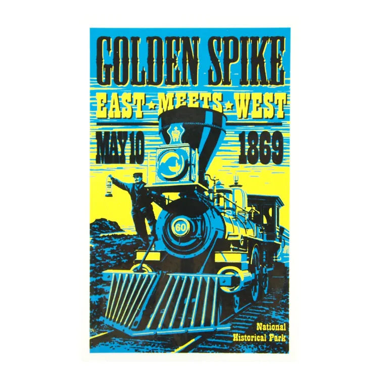 Golden Spike National Hist. Site Sticker - Jupiter Graphic