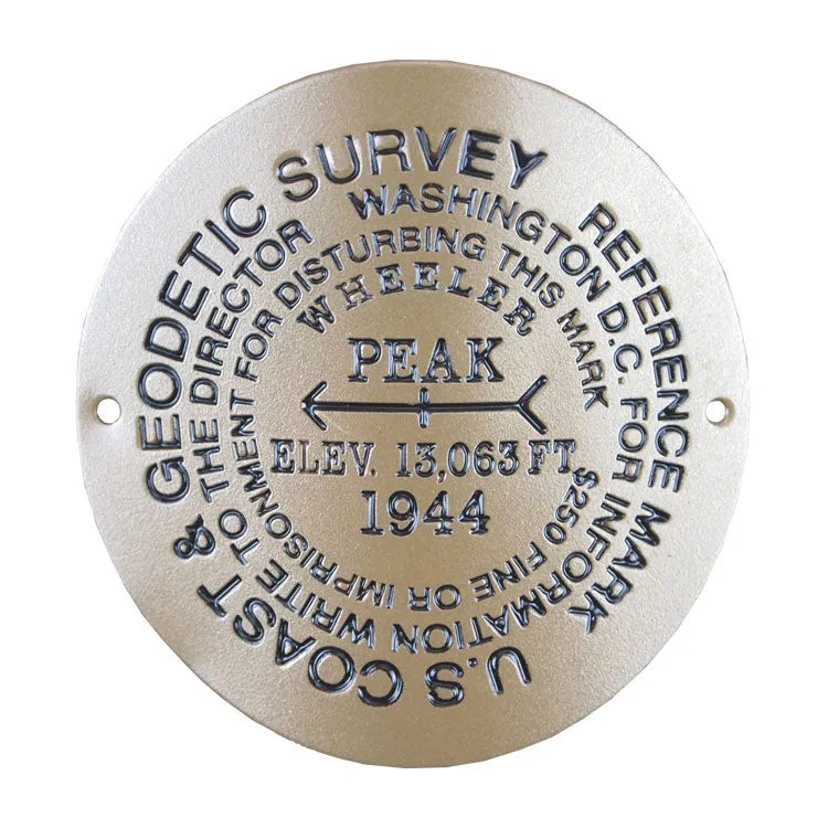 Great Basin National Park Hiking Stick Medallion - Geodetic Benchmark